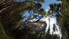 Motocross motorbikes