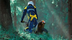 Motocross motorbikes