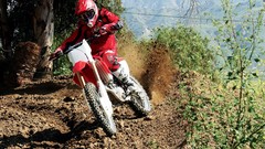 Motocross motorbikes