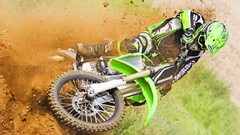 Motocross motorbikes
