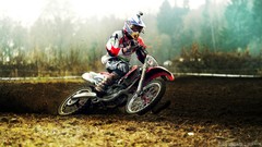 Motocross motorbikes