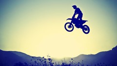 Motocross motorbikes