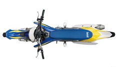 Motocross motorbikes white background