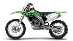 Motocross motorbikes white background