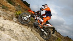 Motocross vehicles motorbikes