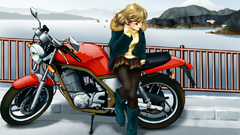 Motor bike red Manga