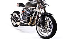 Motorbikes front angle view