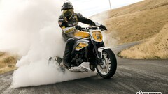 motorcycle Triumph icon Drift burnout smoke speed triple vehicle