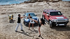 Motorcycles cars nissan gtr Hummer H1