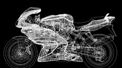 Motorcycles vehicles schematic motorbikes