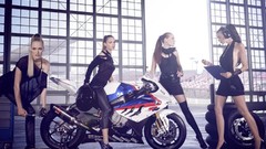 Motorcycles woman BMW motorbikes girls with bikes