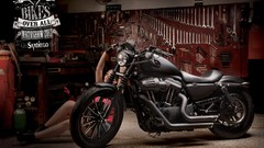 Motorcycles woman Garages English motorbikes girls with bikes