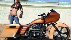 Motorcycles woman motorbikes