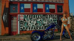 Motorcycles woman motorbikes