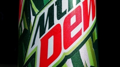 Mountain dew soda cans