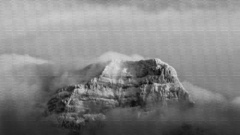 Mountain shot summit snow