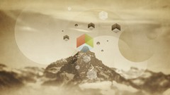 Mountains abstract artwork