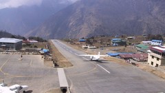 Mountains Aircraft funny airports landing strip Yeti Airlines