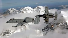 Mountains Aircraft military A-10