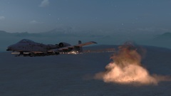 Mountains Aircraft War explosions military tanks combat arma 2 