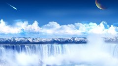 Mountains and falls ing