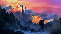 Mountains artwork digital art