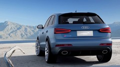 Mountains Audi cars SUV German cars blue cars Audi RSQ3