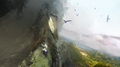Mountains Birds climbing pc games climb assassins creed 3 