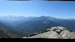 Mountains blue skies nature