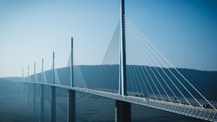 Mountains Bridges buildings