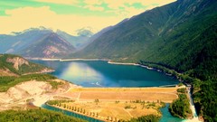 Mountains Canada British Columbia rivers