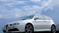 Mountains cars Alfa Romeo automobile