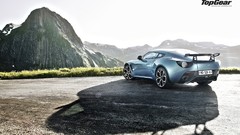 Mountains cars Aston Martin top gear Aston martin Zagato