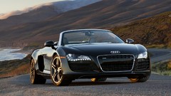 Mountains cars front cabrio Audi R8 GT Spyder Audi Spider
