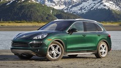 Mountains cars Porsche Cayenne