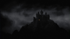 Mountains Castles dark night