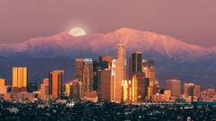 Mountains cityscapes