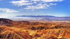 Mountains clouds Grand Canyon