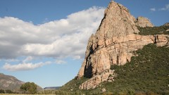 Mountains clouds hills Green rocks