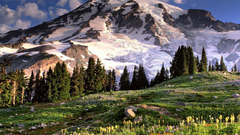 Mountains clouds Landscapes