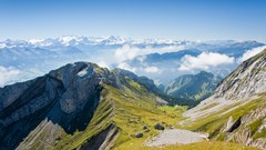 Mountains clouds Landscapes