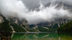 Mountains clouds Landscapes forests