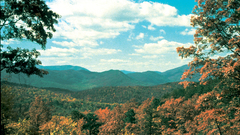 Mountains clouds Landscapes forests