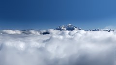 Mountains clouds Landscapes France