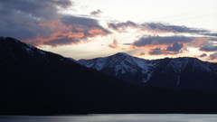 Mountains clouds Landscapes lakes