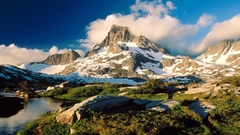 Mountains clouds Landscapes nature