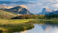 Mountains clouds Landscapes nature