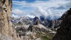 Mountains clouds Landscapes nature