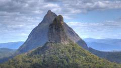Mountains clouds Landscapes nature