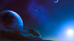 Mountains clouds Landscapes sun